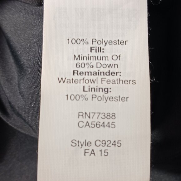 J. Crew Quilted Down & Feather Fill Dark Gray Vest Size Small, Classic Outerwear - Picture 14 of 15